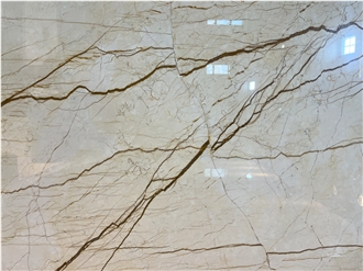 Rich Gold Marble Slab