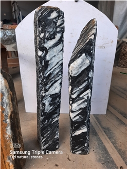 Black Angel Marble Garden Monolith