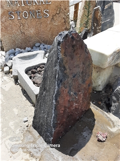 Black Marble Headstone