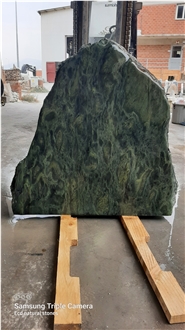 Green Hornet Marble Rock Headstone