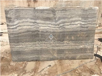 Kashan Silver Travertine Blocks