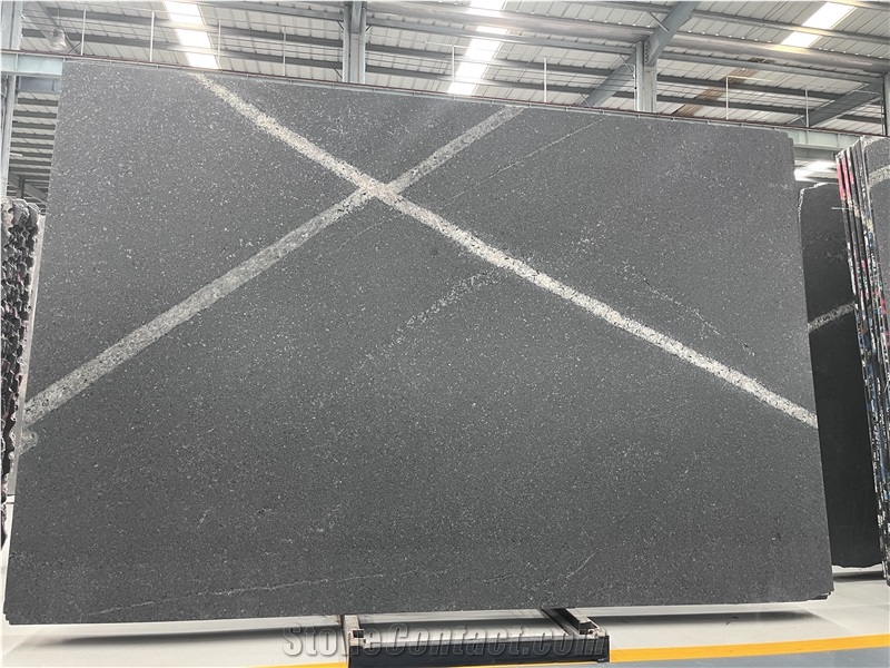Spider Black Quartzite Polished Slabs