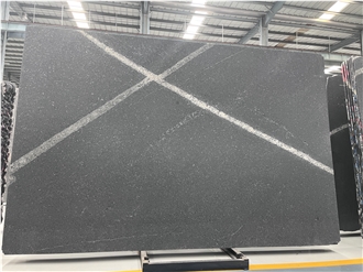 Spider Black Quartzite Polished Slabs