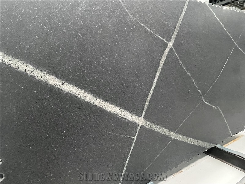 Spider Black Quartzite Polished Slabs