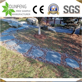 China Natural Split Black Landscaping Walkway Stone Slate