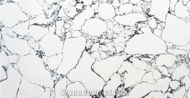 Panda White Artificial Stone Slabs