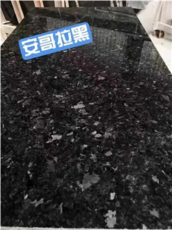 Good Quality Angola Black Granite Tiles, Slabs