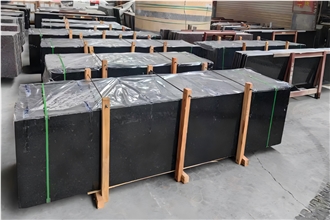 Good Quality Angola Black Granite Tiles, Slabs