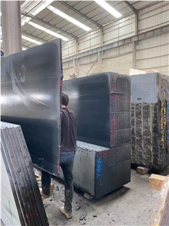 Polished Zimbabwe Black Granite Slabs And Tiles