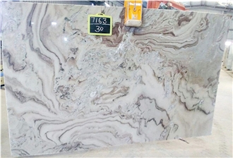 Bruna White Marble Slabs