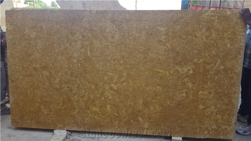 Flowery Gold Marble Slabs & Tiles, Golden Flower Marble