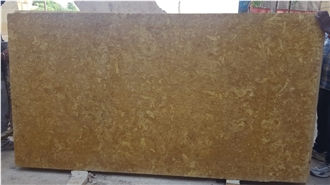 Flowery Gold Marble Slabs & Tiles, Golden Flower Marble