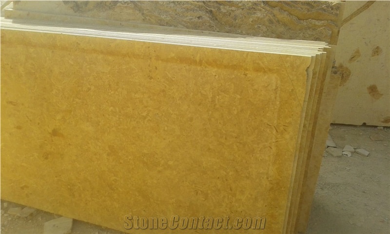 Flowery Gold Marble Slabs & Tiles, Golden Flower Marble