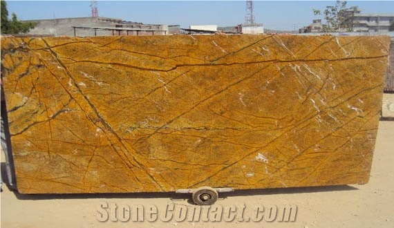 Rain Forest Golden Marble Slabs
