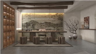 Andes Grey Marble Slabs For Flooring Wall Tile