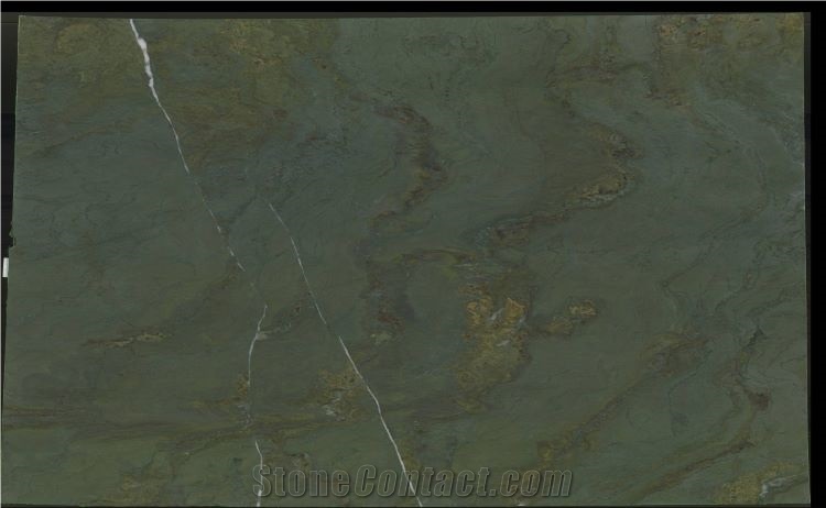 Olive Verde Patricia Marble Slab Tiles Flooring Wall