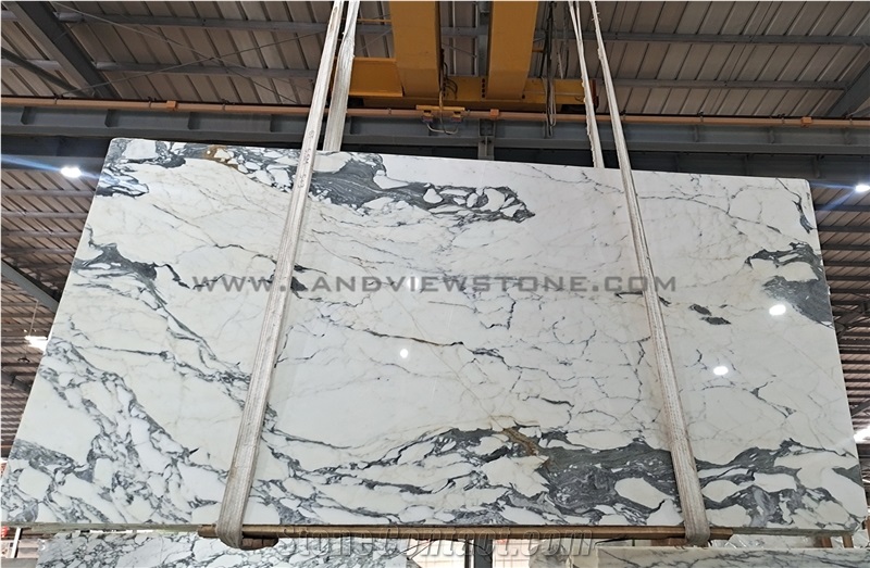 Polished Arabescato Corchia Gold Marble Slabs