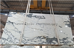 Polished Arabescato Corchia Gold Marble Slabs