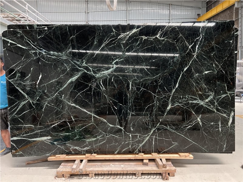 Verias Green Marble Slab Tiles