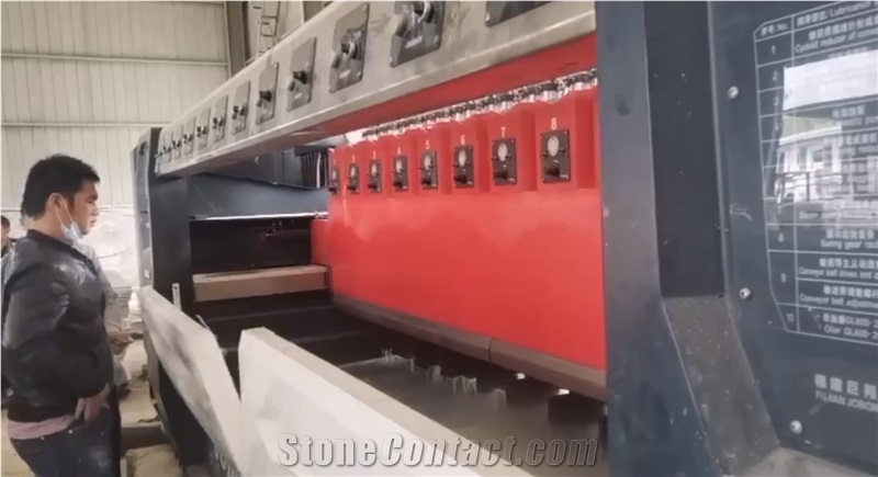 Automatic Bush Hammering Litchi Surface Stone Processing Machine