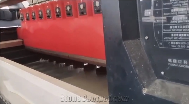 Automatic Bush Hammering Litchi Surface Stone Processing Machine