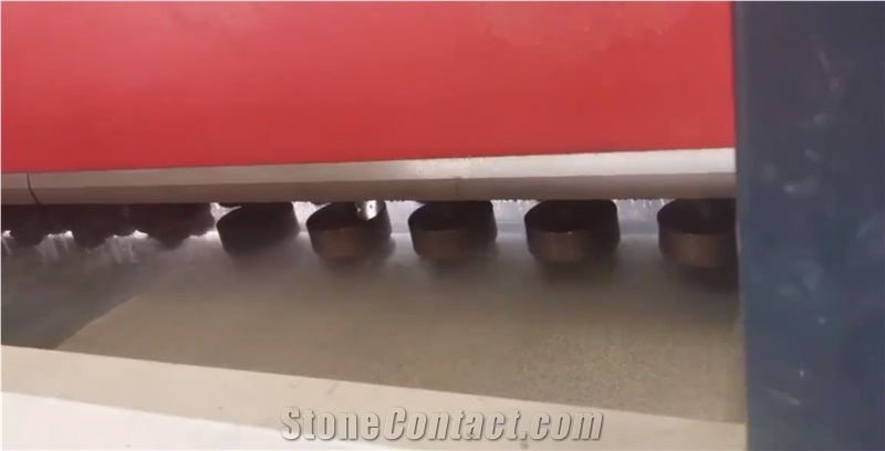 Automatic Bush Hammering Litchi Surface Stone Processing Machine