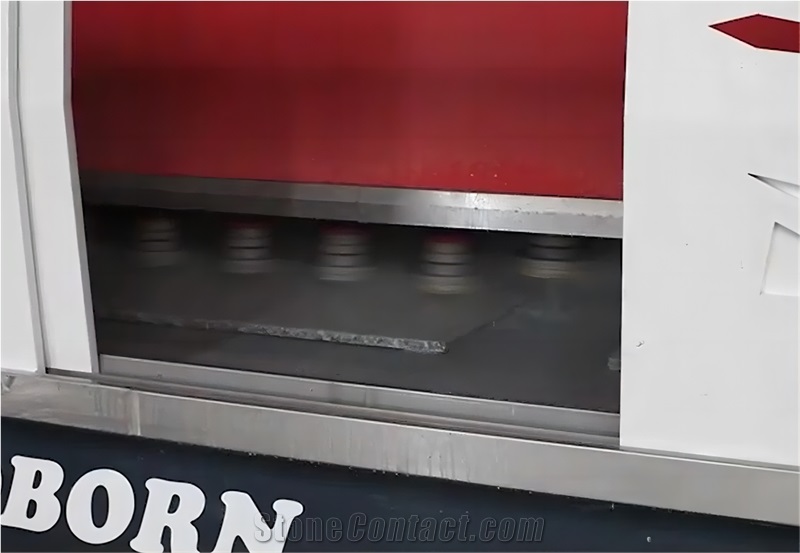 Fickert Frankfurt Automatic Polishin Line Machine For Granite Marble