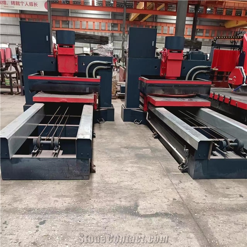 Gantry Stone Slab Tile Leveling Calibrating Thickness Fixing Machine