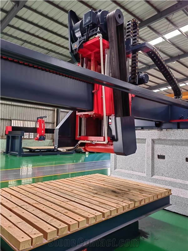Laser Middle Block Stone Cutting Bridge Saw Machine For Granite Marble