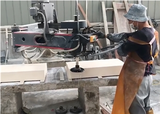 Manual Arm Polishing Machine Slab Polisher Hand Crank Stone Grinder