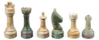 Jasper & Green Onyx Chess Set Stone Gifts