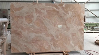 Breccia Rosato Rose Stone Tiles Primera Damascata Slab