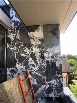 Calacatta Grey Picasso Slabs Home Wall Decoration Tile