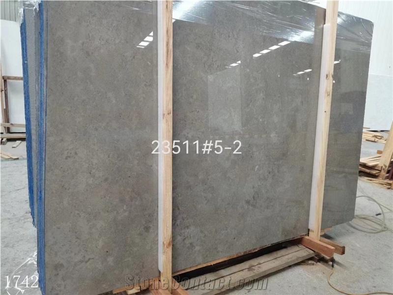 London Grey Marble Slabs Hotel Home Floor Use