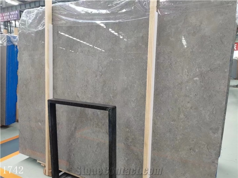 London Grey Marble Slabs Hotel Home Floor Use