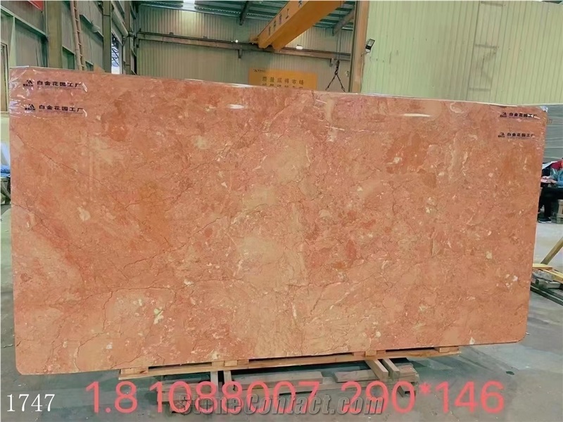 Tea Rose Marble Slabs Filipina Orange Peel Red Stone Tile