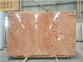 Tea Rose Marble Slabs Filipina Orange Peel Red Stone Tile