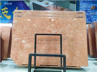 Tea Rose Marble Slabs Filipina Orange Peel Red Stone Tile