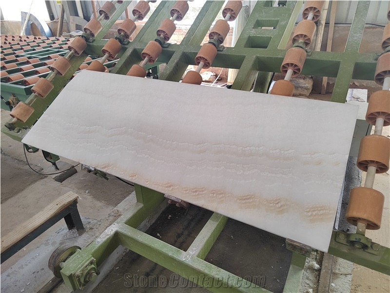 Turkey Polished Ivory Onyx Big Slabs