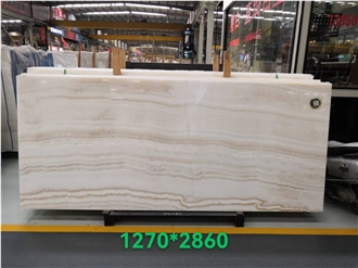 Turkey Polished Ivory Onyx Big Slabs