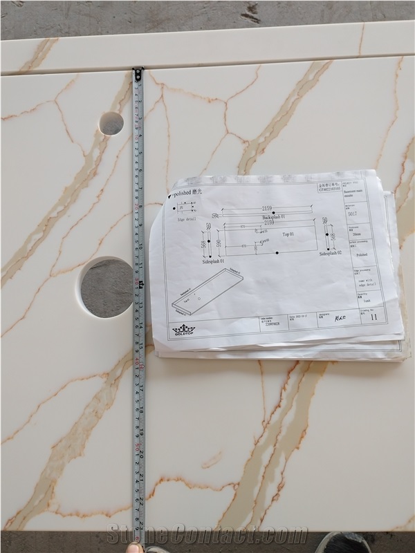 Calacatta Gold Kitchen Countertop