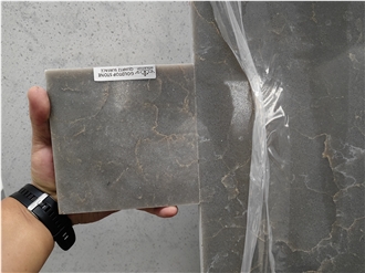 Goldtop Customized 4041 Haldi Slabs Quartz Tiles