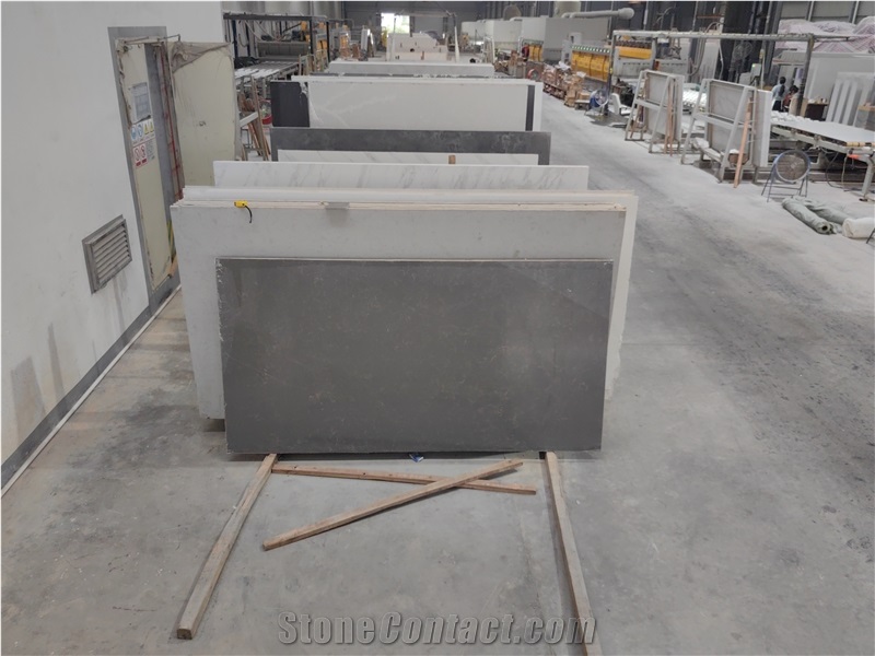 Goldtop Customized 4041 Haldi Slabs Quartz Tiles
