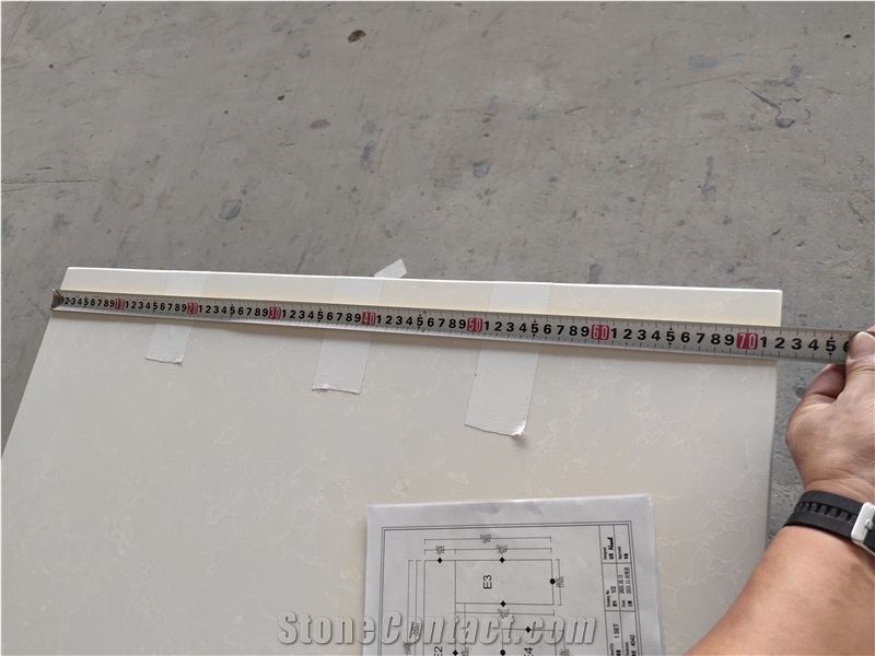 High Quality 4024 Crystal White Artificial Stone Countertop