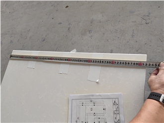 High Quality 4024 Crystal White Artificial Stone Countertop