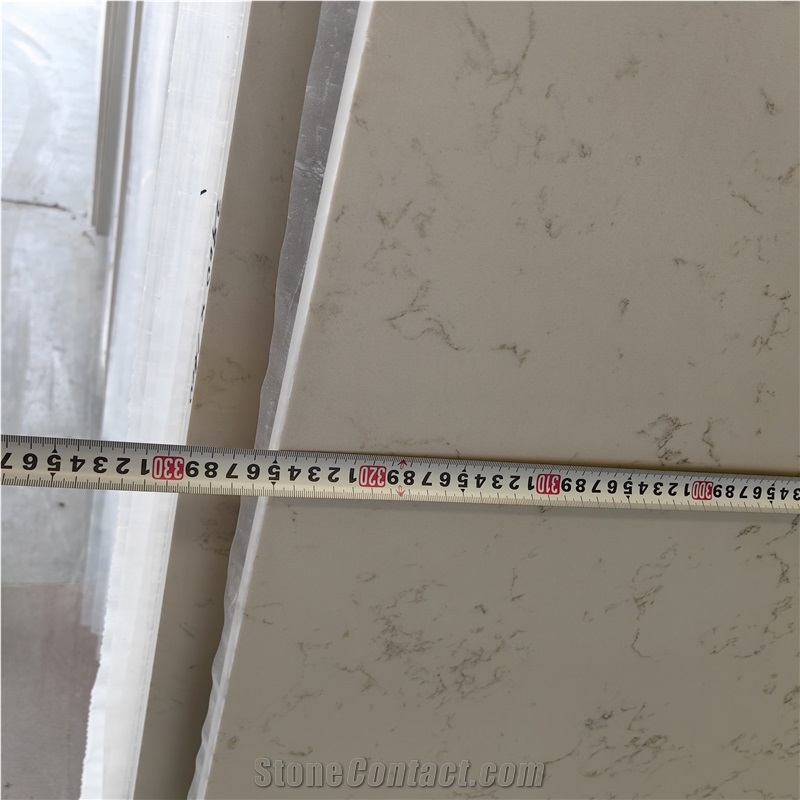 High Qyality 4068 Carrara Breve Quartz Slabs