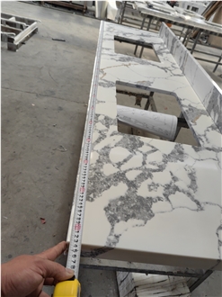 Honed 5091 Calacatta Paonazzo Artificial Stone Countertop