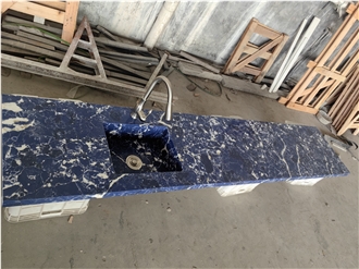 Thunder Blue Artificial Stone Countertops