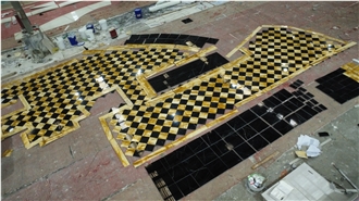 Giallo Siena Marble Italy Golden Natural Stone Slab Tiles