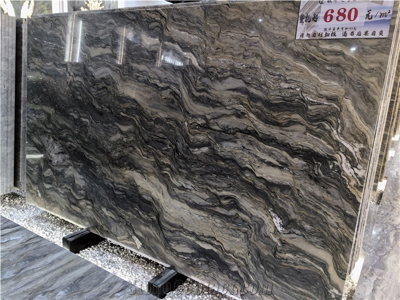 Goldtop Natural Ocean Fantasy Quartzite Quartzite Tiles Slab